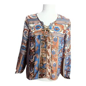 Matilda‎ women's med tunic BoHo style long sleeves
